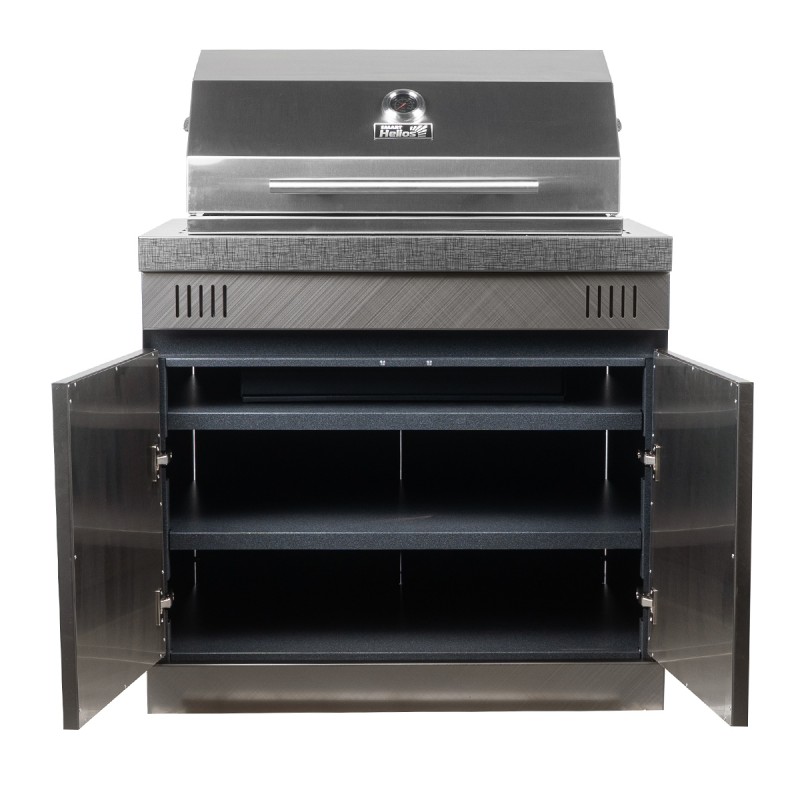 Шкаф Helios Smart мангал-термо 900 цв.Штрих (HS-PL-SHMT900С1) Premium Line