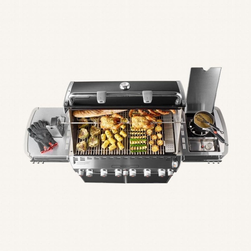 Газовый гриль Weber Summit E-670 GBS черный