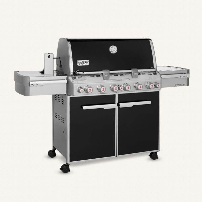 Газовый гриль Weber Summit E-670 GBS черный