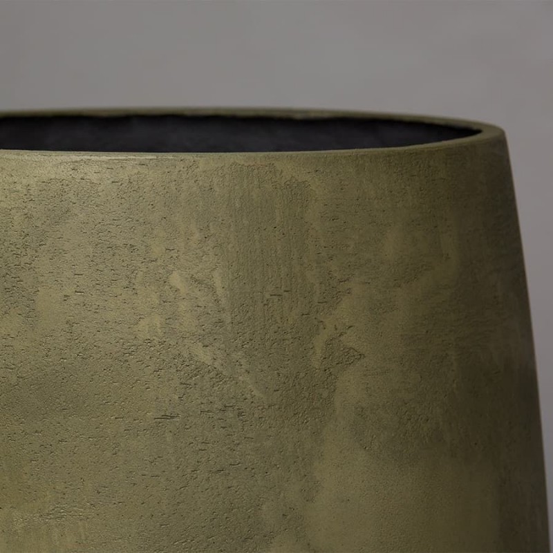 Вазон Concretika BARREL AVOCADO GREEN