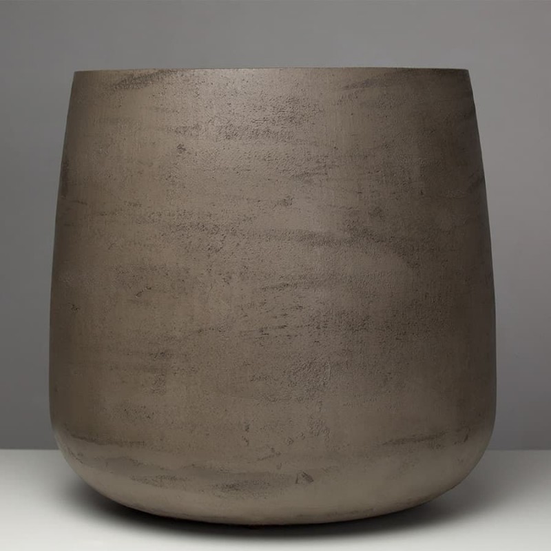 Вазон Concretika CRATER SMOKEY GREY