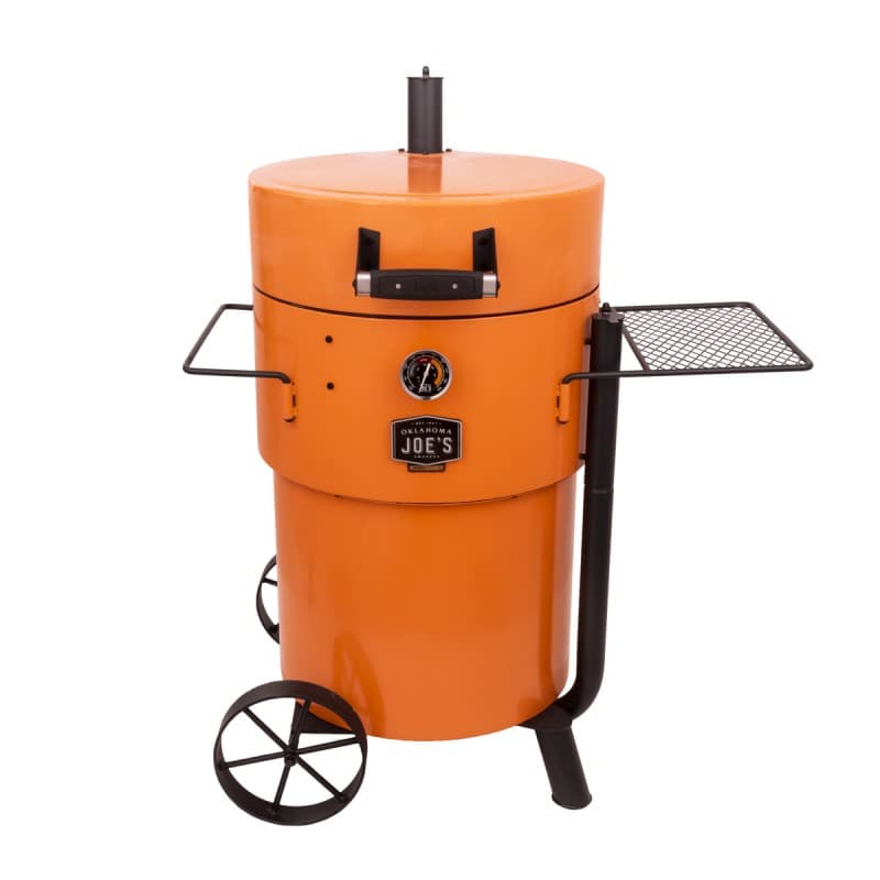Коптильня Oklahoma Joe's Drum Bronco Pro оранжевая