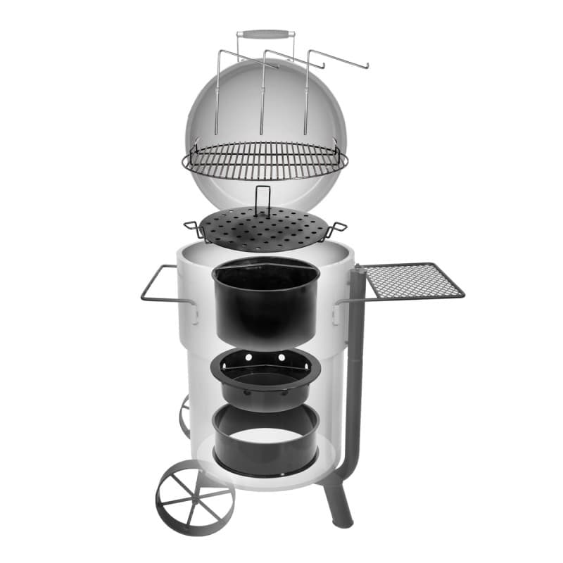 Коптильня Oklahoma Joe's Drum Bronco Pro оранжевая