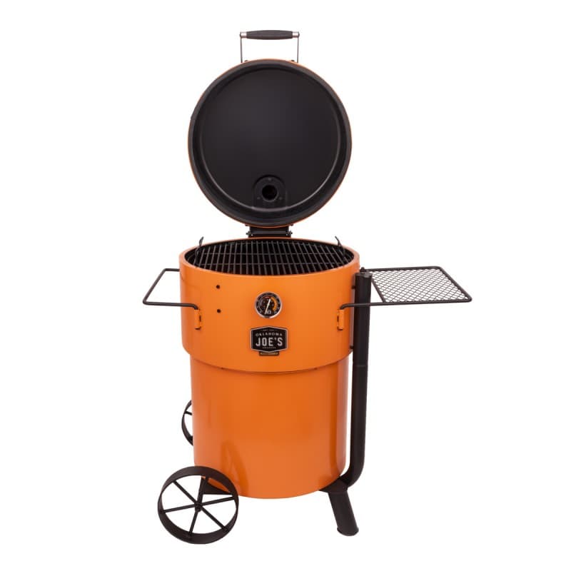 Коптильня Oklahoma Joe's Drum Bronco Pro оранжевая