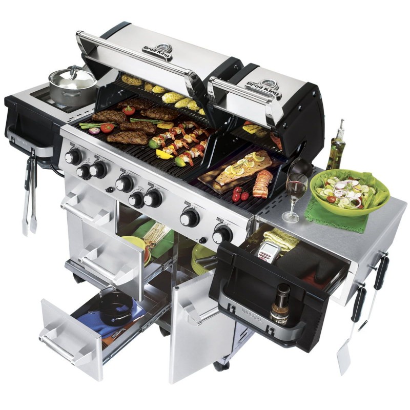 Газовый гриль Broil King Imperial S 690 IR стальной