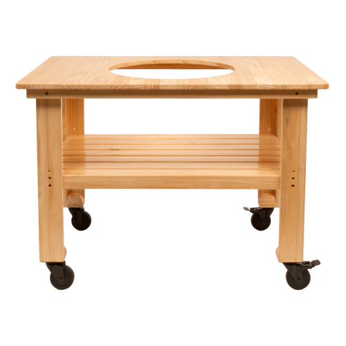 Стол деревянный для гриля Green Kamado L