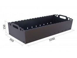 Мангал 4,0мм 103см (соты) Башпечи