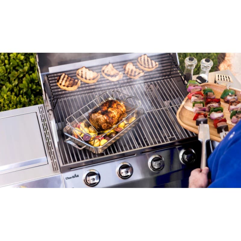 Подставка для ребер и жарки Grill+