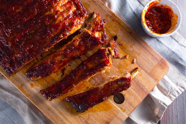 Рецепт Ребрышек BBQ на гриле